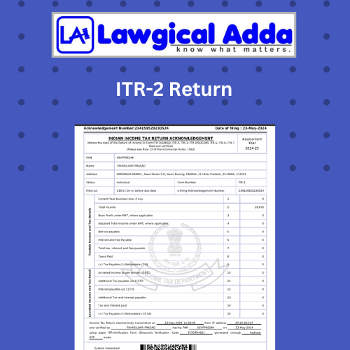 ITR-2 Return